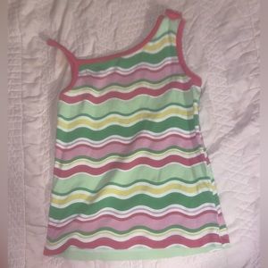 Cute one shoulder girls top